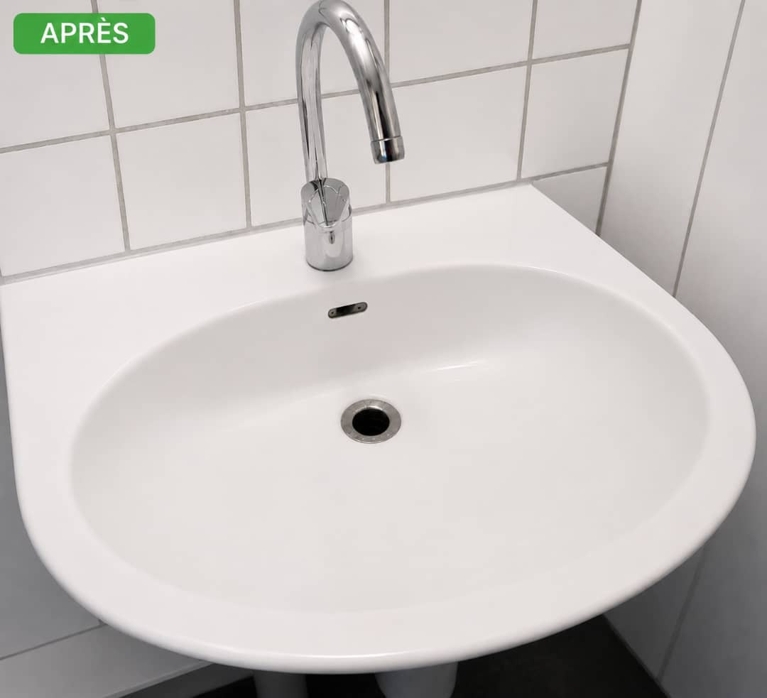 Après nettoyage professionnel